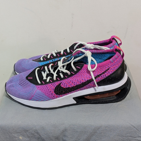 W Nike Air Max Flyknit Racer NN Fuchsia Dream/Black NEW Womens 8 Men 6.5 - Picture 2 of 10